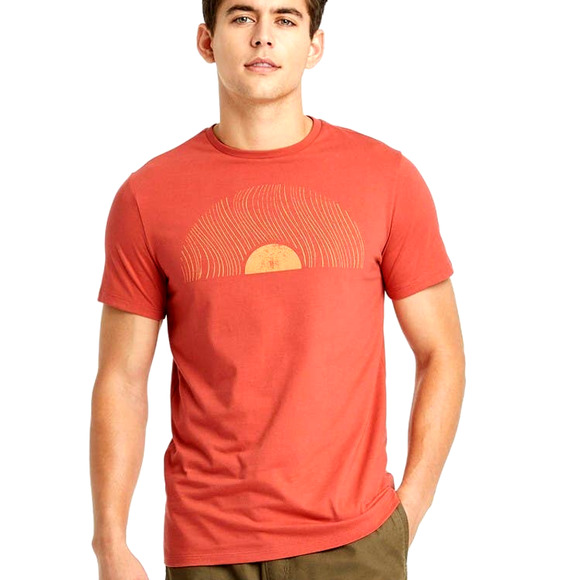 Goodfellow Mens Size Large, Divine Red, Screen Print Graphic Tee, Short Sleeve - Picture 1 of 9